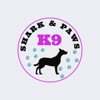 Business logo for Shark & Paws K9