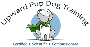 Business logo for Upward Pup Dog Training