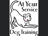 Business logo for At Your Service Dog Training