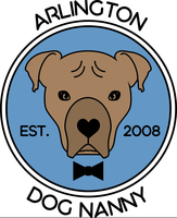 Business logo for Arlington Dog Nanny 