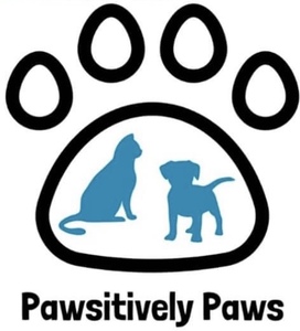 Business logo for Pawsitively Paws LLC