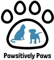 Business logo for Pawsitively Paws LLC