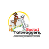 Business logo for Social Tailwaggers Dog Training & Behavior Consultation