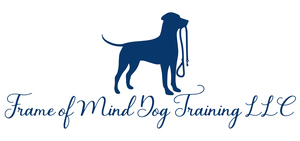 Business logo for Frame of Mind Dog Training LLC