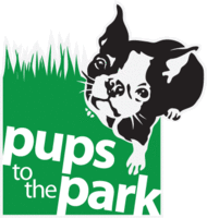 Business logo for Pups to the Park