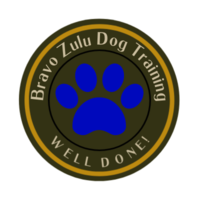 Business logo for Bravo Zulu Dog Training