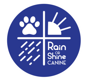 Business logo for Rain or Shine Canine LLC
