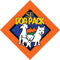 Business logo for SF Dog Pack