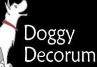 Business logo for Doggy Decorum LLC