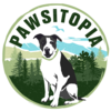 Business logo for Pawsitopia